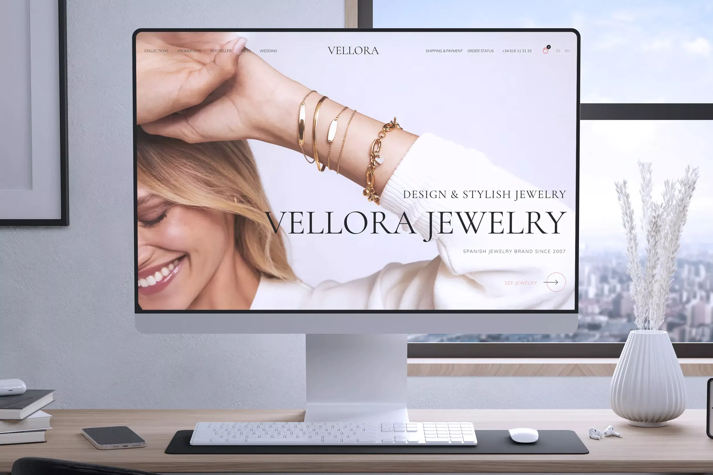 Desarrollo de tienda online para marca de joyería en Barcelona