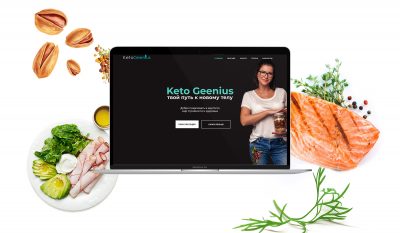 Keto Genius: Дизайн сайта и разработка