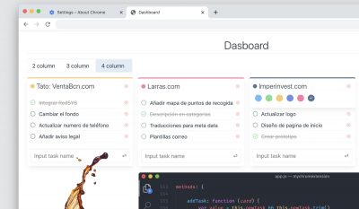 Desarrollo de extension para Google Chrome: Administrador de tareas