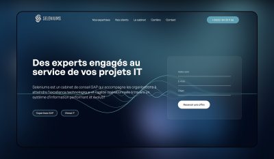 Seleniums Paris Website Design