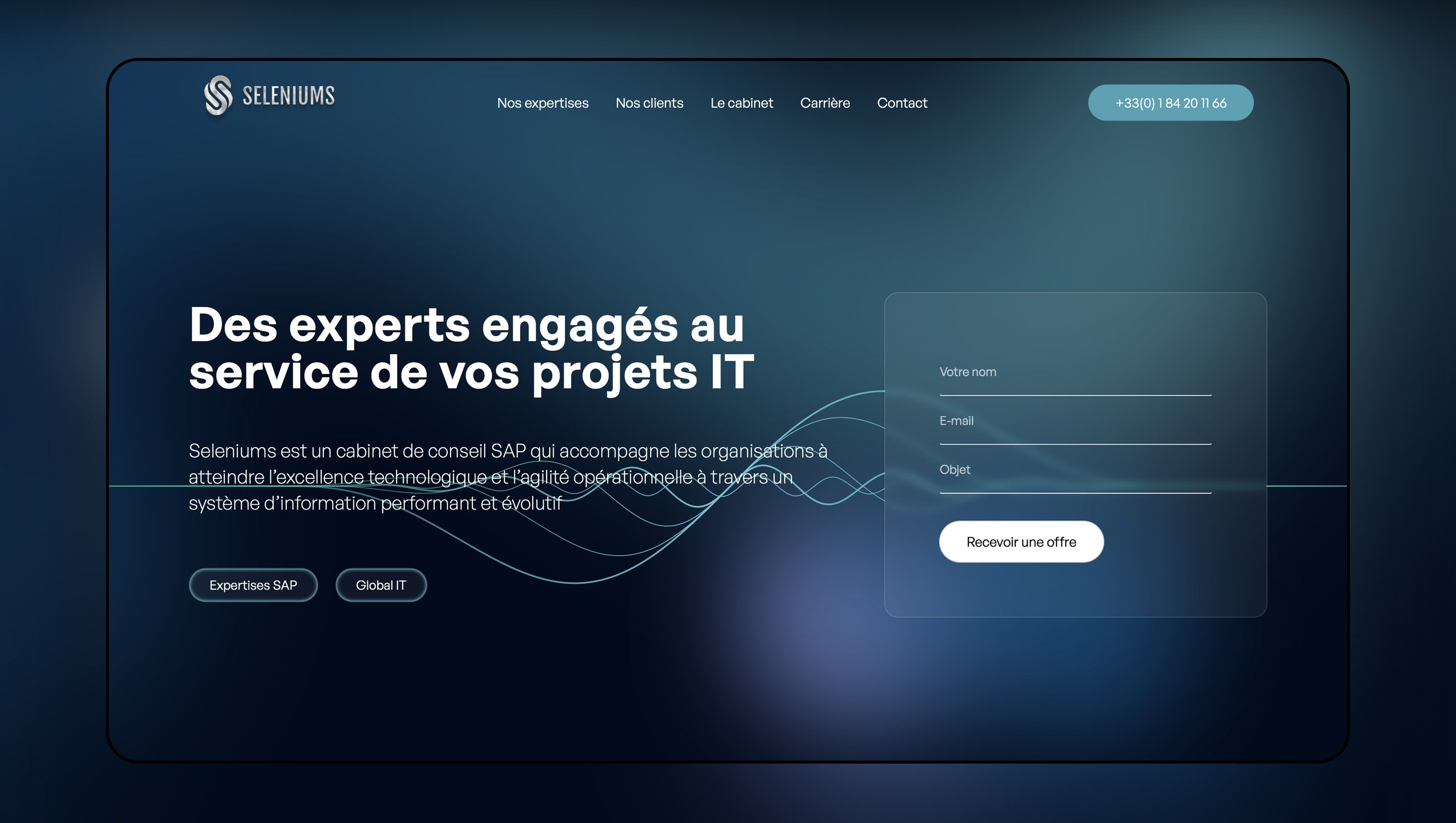 Seleniums Paris Website Design